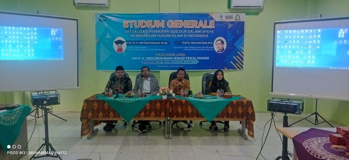 Gus Dur dalam Lensa Ilmu: Studium General Pascasarjana, Membumikan Hukum Islam di Indonesia